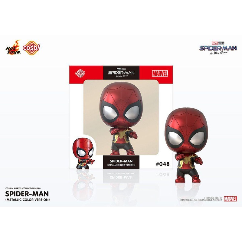 Hot Toys Cosbi Marvel Collection #048 Spider-Man (Metallic Color Version) (Movie: Spider-Man: No Way Home)
