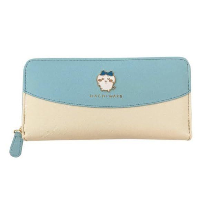Chiikawa Round Long Wallet Blue (Hachiware)