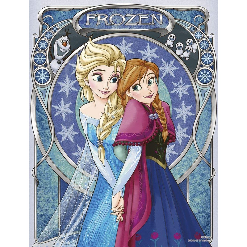 Yanoman Jigsaw Puzzle 42-54 Disney Famille Frozen Anna & Elsa (300 Small Pieces)