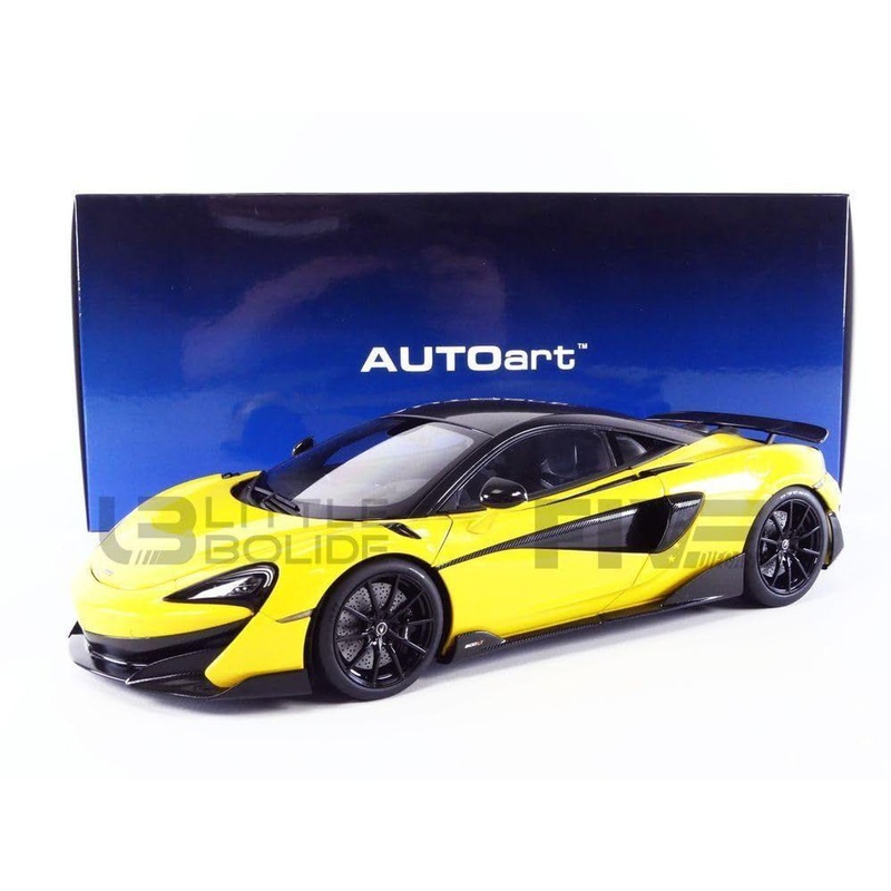 AUTOArt 1/18 McLaren 600LT (Yellow Pearl/Carbon Roof) Finished Model