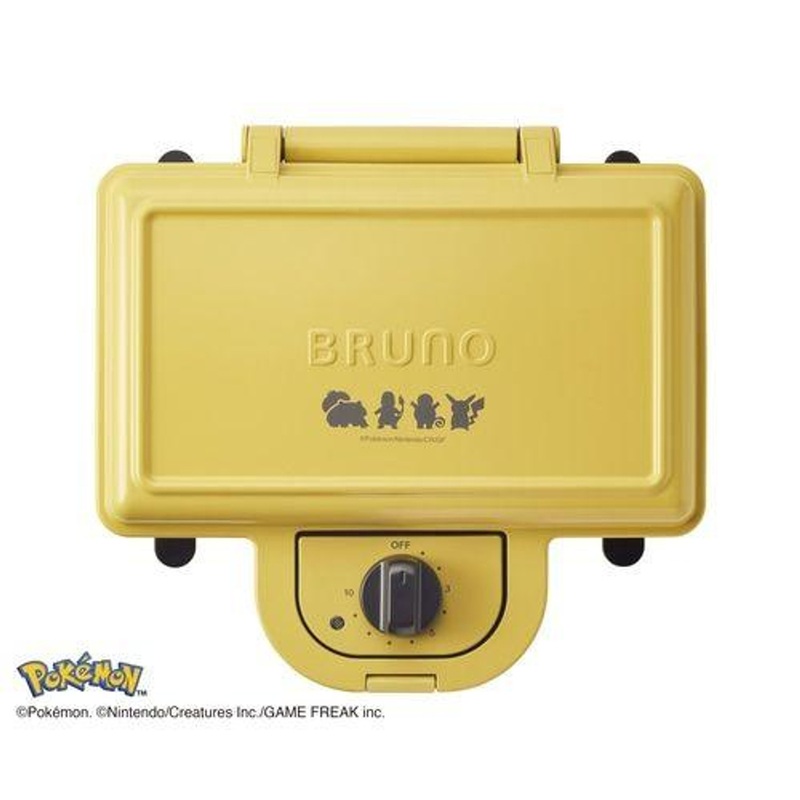 Pokemon Center [BRUNO] Pokemon Hot Sandwich Maker Double Yellow