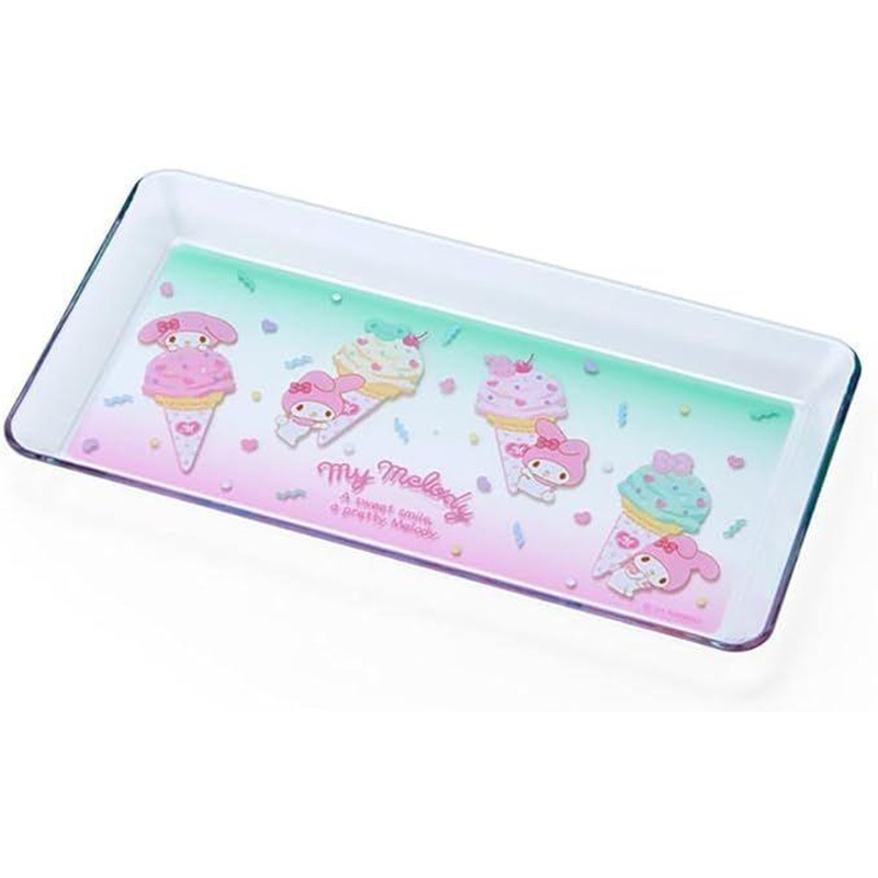 Sanrio Clear Pen Tray My Melody (Ice Cream Party)