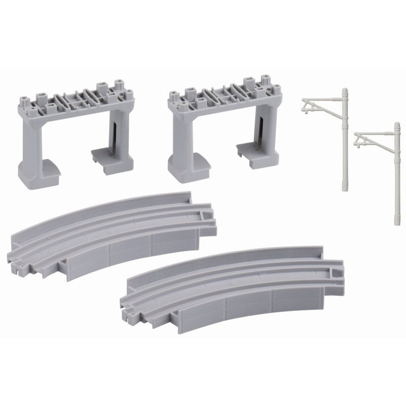 Takara Tomy Pla-Rail Plarail R-27 Overhead (High Level) Curve Track (2 pcs)