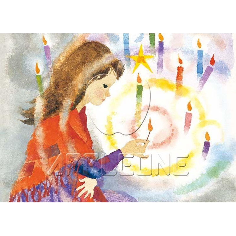 Appleone Jigsaw Puzzle Chihiro Iwasaki Illustration Girl with a Match (500 Pieces)