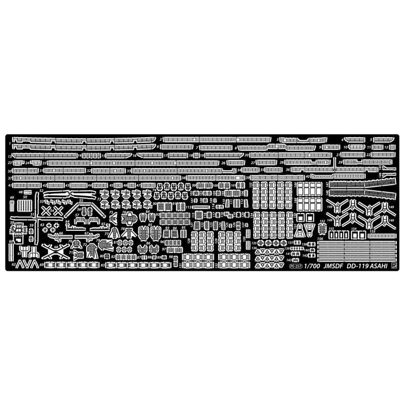 Pit-Road GB7019 JMSDF Destroyer DD-119 Asahi-class Grade Up Parts