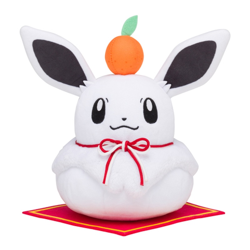 Pokemon Center Original Plush Doll Eevee Kagami Mochi