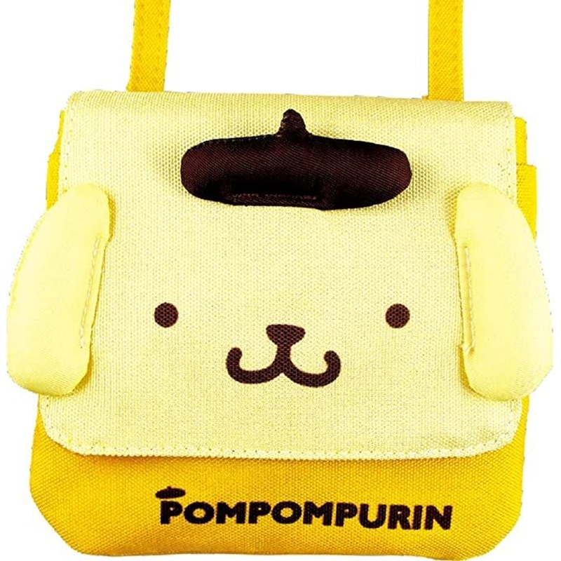 Sanrio Die Cut Multi Pocket Bag Pom Pom Purin