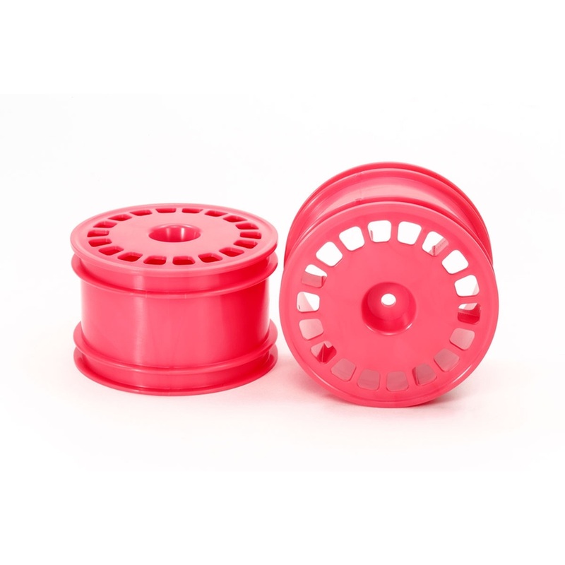 Tamiya 47399 Large Dish Wheels Rear 62/35 (Pink)