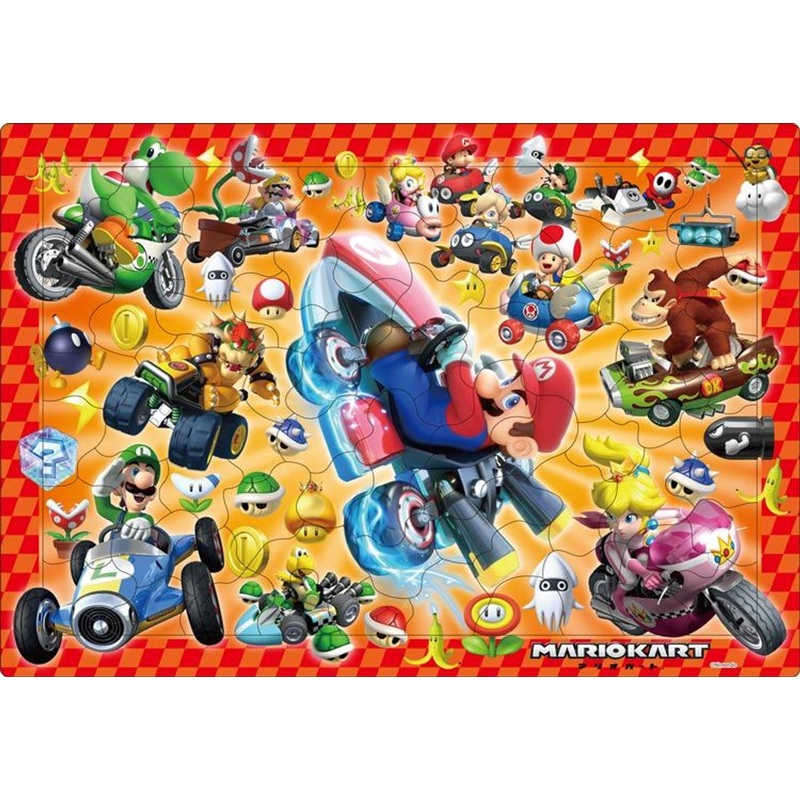 Apollo-sha 25-132 Jigsaw Puzzle Super Mario Mario Cart (75 Pieces) Child Puzzle