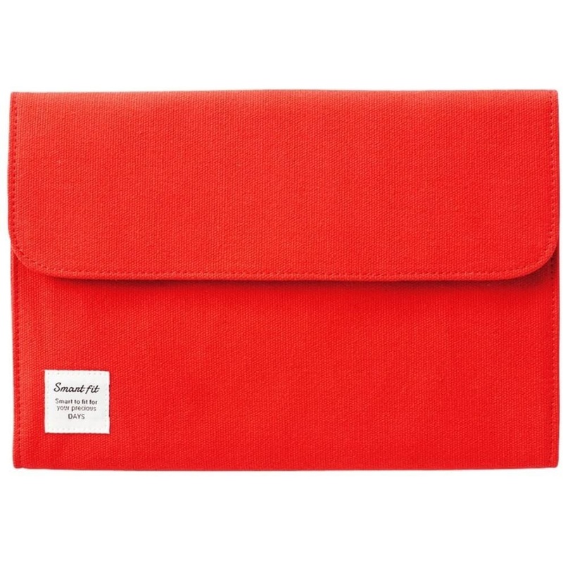 LIHIT LAB. Smart Fit Days Accordion Pouch (L) Red