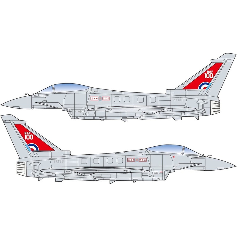 Platz 1/144 Eurofighter Typhoon (set of 2) Plastic Model Kit