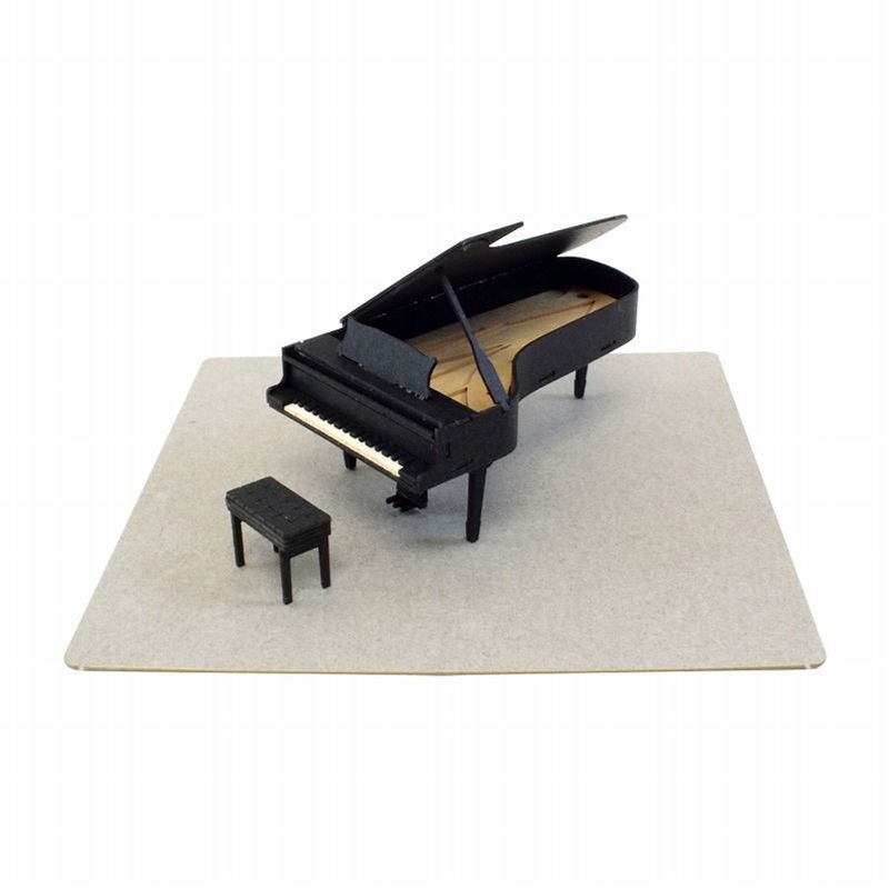 Sankei MP01-84 Grand Piano 1/53 Scale Paper Kits