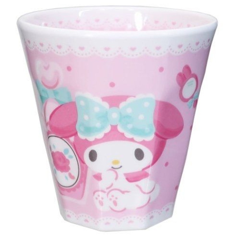 Sanrio W Melamine Cup Happiness Girl My Melody