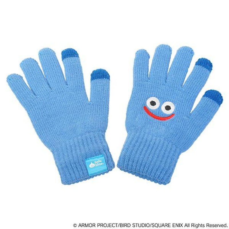 Square Enix Dragon Quest Smile Slime Touchscreen Winter Gloves – Slime