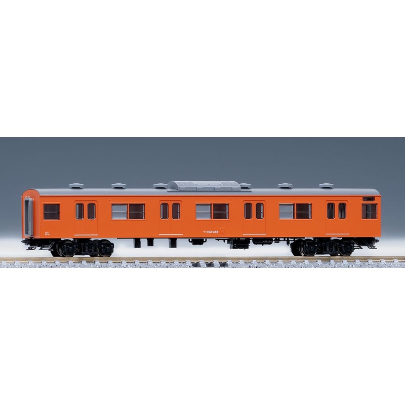 Tomix 9014 JR Type SAHA 103 Passenger Car (JR West Specification/ Black Sash/ Orange) (N scale)