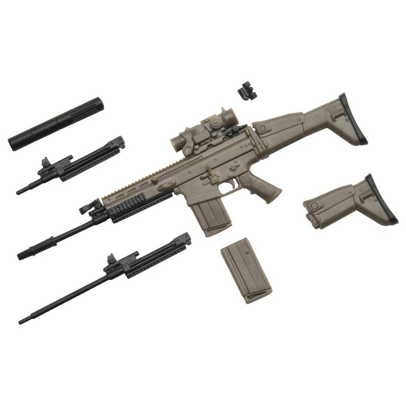 Tomytec LA003 Military Series Little Armory SCAR-H Type 1/12 Scale Plastic Model Kit