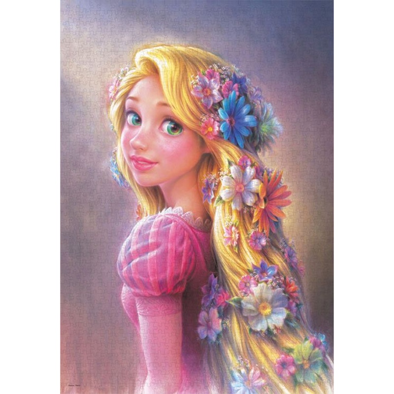 Tenyo D1000-078 Jigsaw Puzzle Disney Tangled Rapunzel (1000 Pieces)