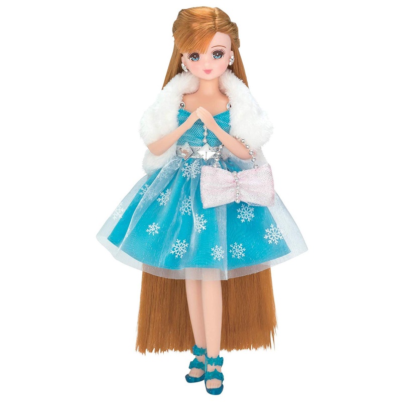 Takara Tomy Licca-chan Jewel Up Snow Jewel Dress Set (125891)