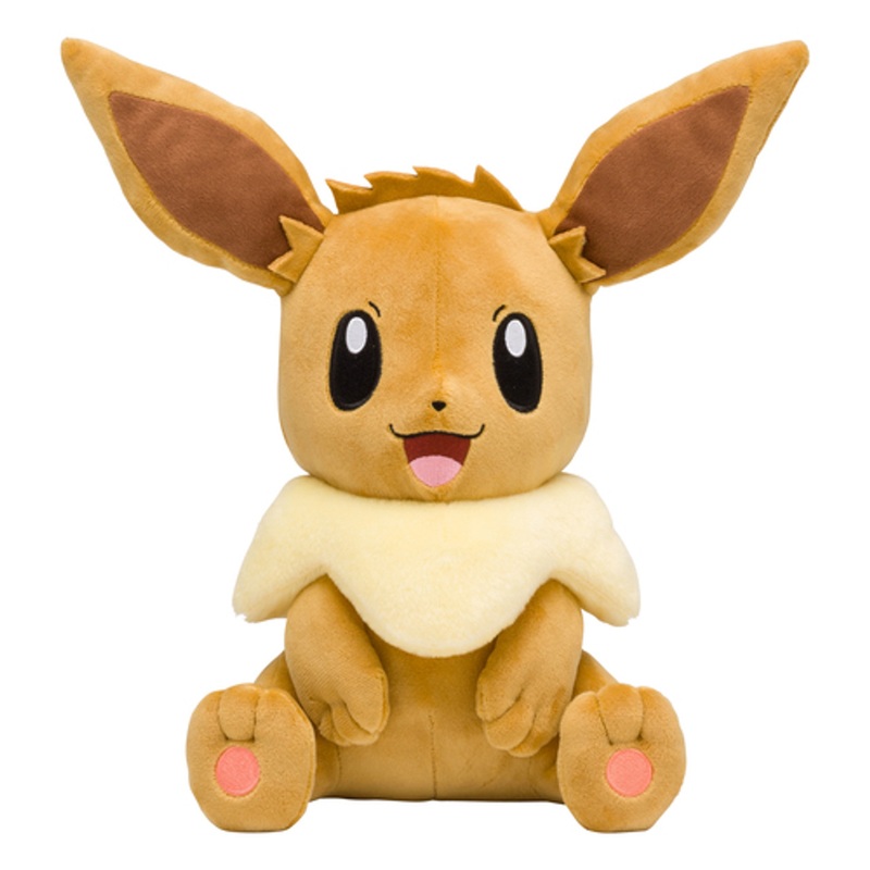 Pokemon Center Original Plush Doll Lifesized Eevee (Sitting)