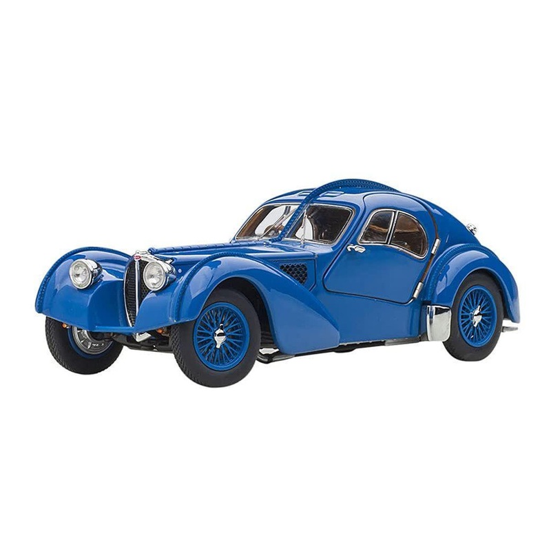 AUTOArt 1/43 Bugatti Type57SC Atlantic ’38 (Blue/Wire Spoke Wheel) Finished Model