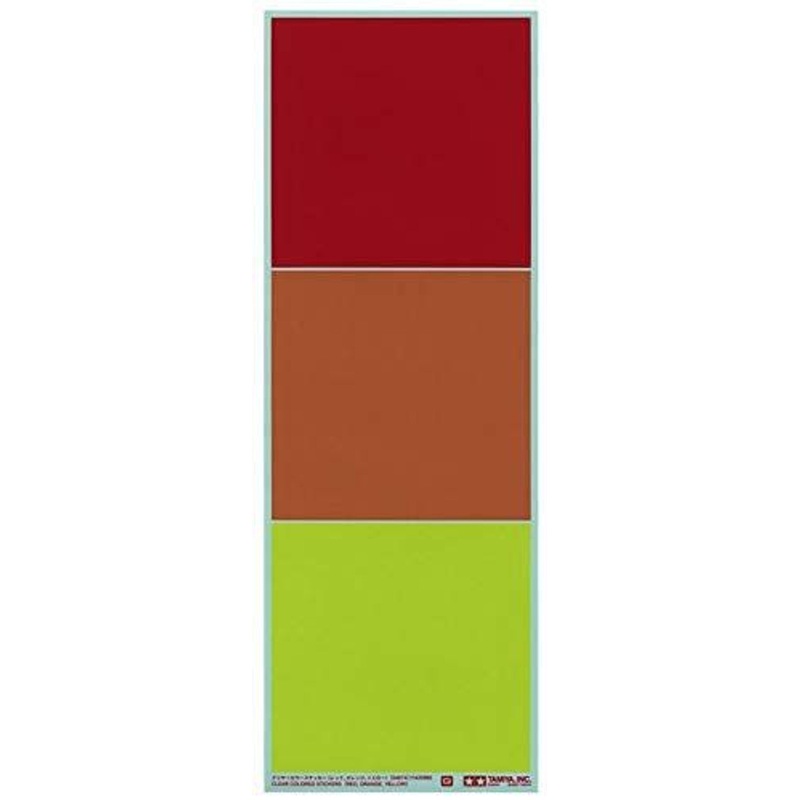 Tamiya 54974 (OP1974) Clear Colour Stickers