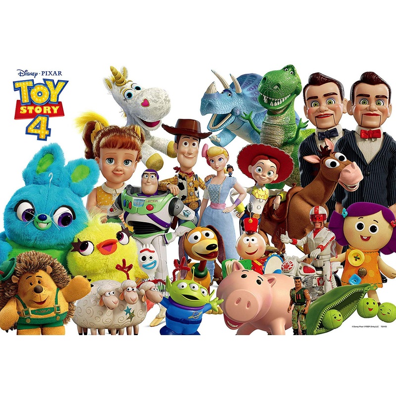 Tenyo Japan Jigsaw Puzzle D1000-043 Disney Pixar Toy Story 4 All Together (1000 Pieces)