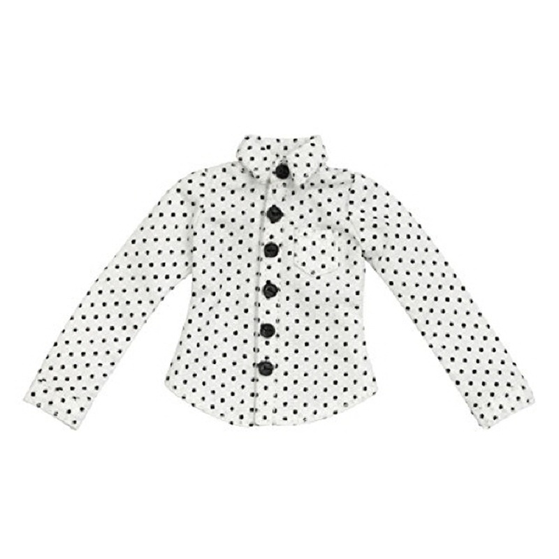 Azone ALB171-WHT PNXS Dot Pattern Shirt White