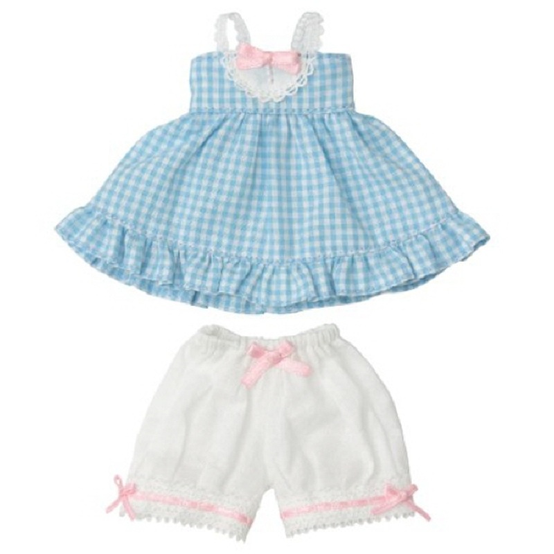 Azone KPT012-SAX Mushroom Planet ‘Gingham Baby Doll Set’ Soda