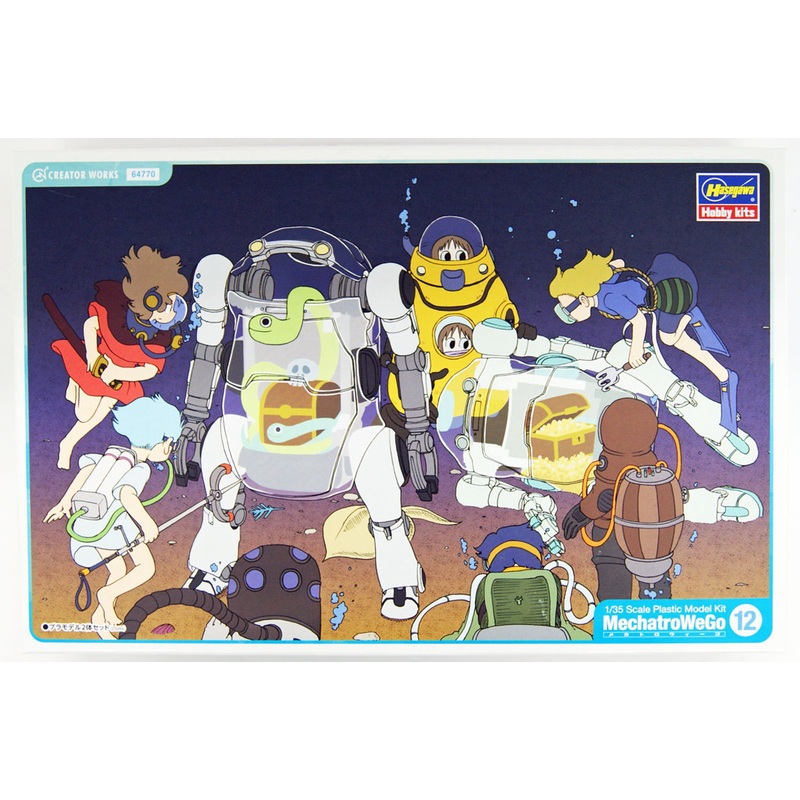 Hasegawa 64770 MechatroWeGo No.12 Crystal & Crystal Mint 2 Set 1/35 Scale kit