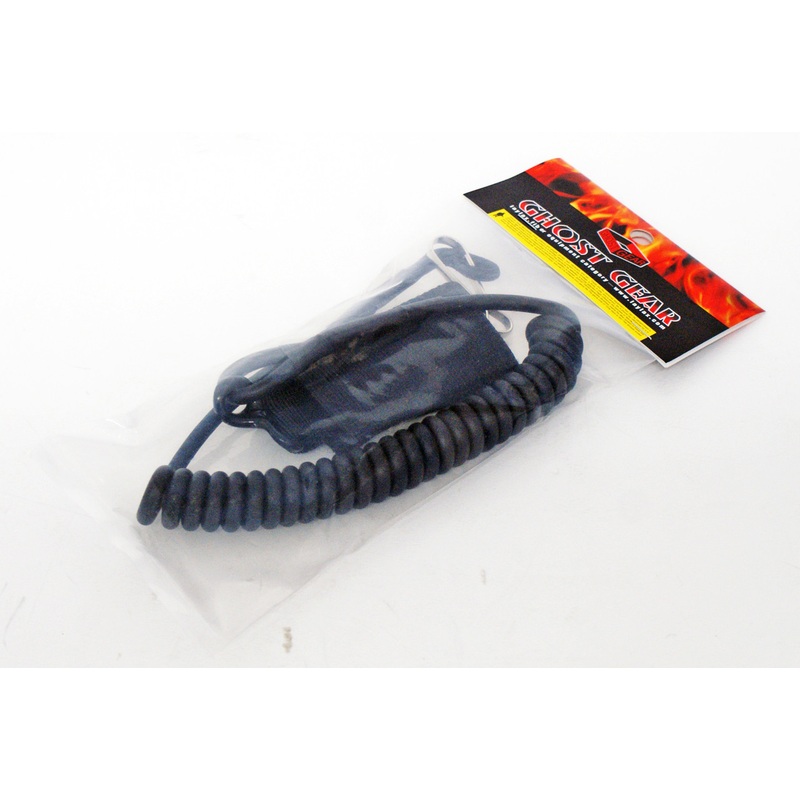 Laylax Ghost Gear Spiral Pistol Lanyard Black 763896