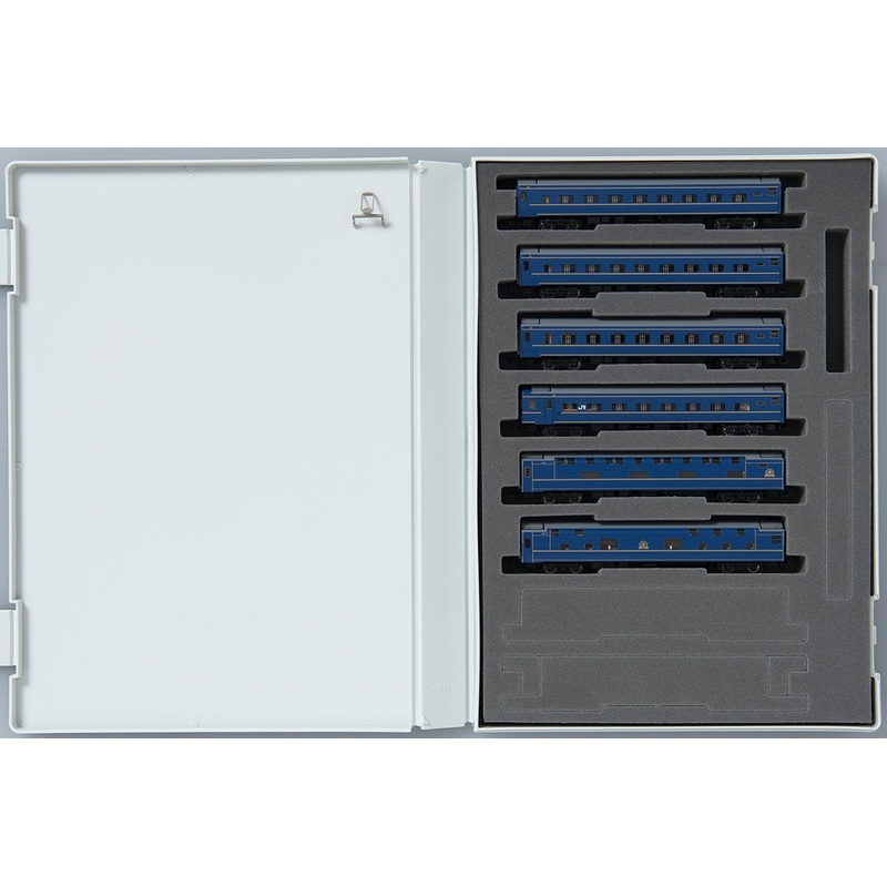 Tomix 98677 JR Series 24 Type 25 Limited Express Sleeper Passenger Car (Hokutosei No. 1 and 2) 6 Cars Add-on Set (N scale)