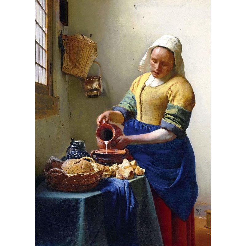 Epoch Jigsaw Puzzle 54-020 World Paintings Vermeer The Milkmaid (2000 S-Pieces)