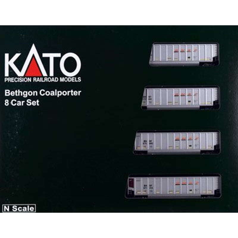 Kato 106-4625 Coalporter BNSF Swoosh 8 Car Set (N scale)