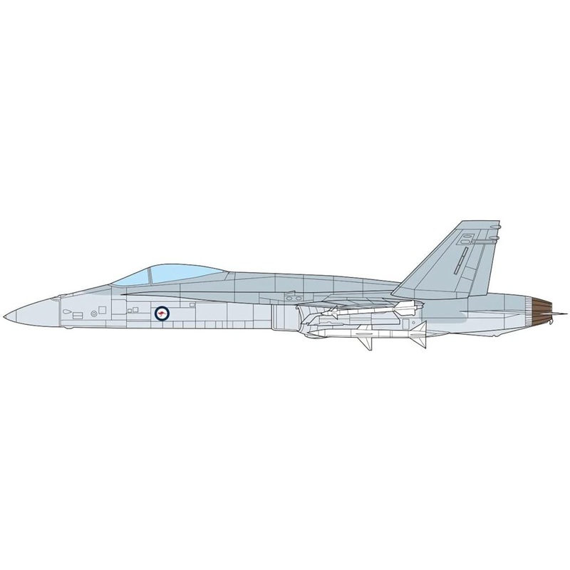 Platz 1/144 F/A-18A Hornet Royal Australian Air Force (set of 2) Plastic Model Kit