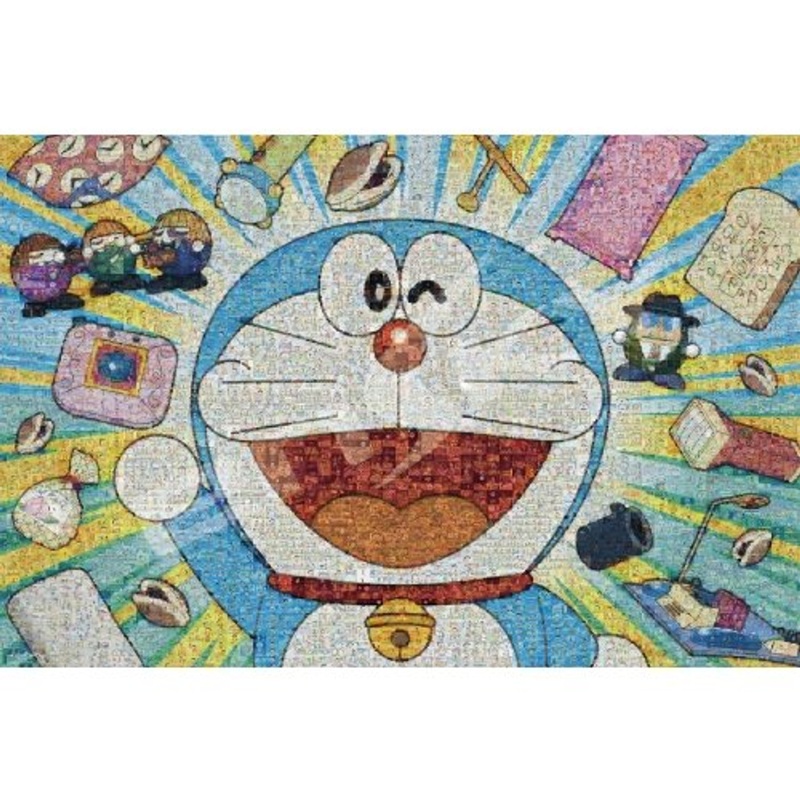 Ensky Magical Piece Jigsaw Puzzle 1000-MG09 Doraemon Mosaic Art (1000 Pieces)