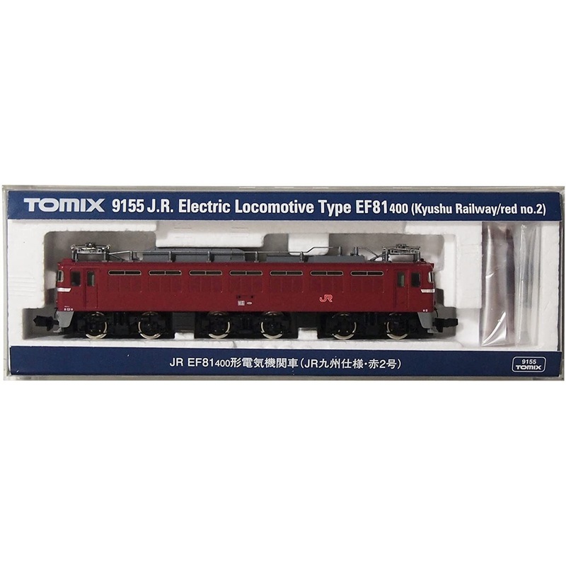 Tomix 9155 JR Electric Locomotive Type EF81-400 (Kyusyu Railway/ Red No.2) (N scale)