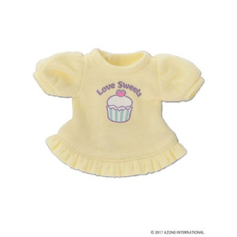 Azone KPT018-YEL Mushroom Planet “Love T-Shirt” Yellow