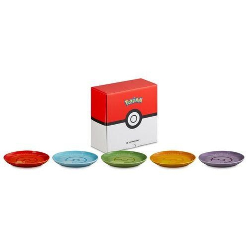 Pokemon Center Le CreusetSphere Plate 17cm (Set of 5)