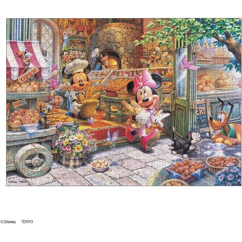 Tenyo D-500-632 Tenyo Jigsaw Puzzle Disney Mickey’s Bakery Shop  (500 Pieces)