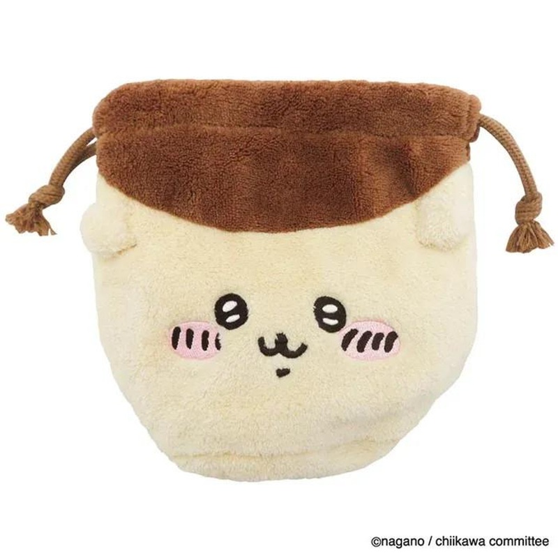 Marimocraft Chiikawa Face Drawstring Bag Kurimanju