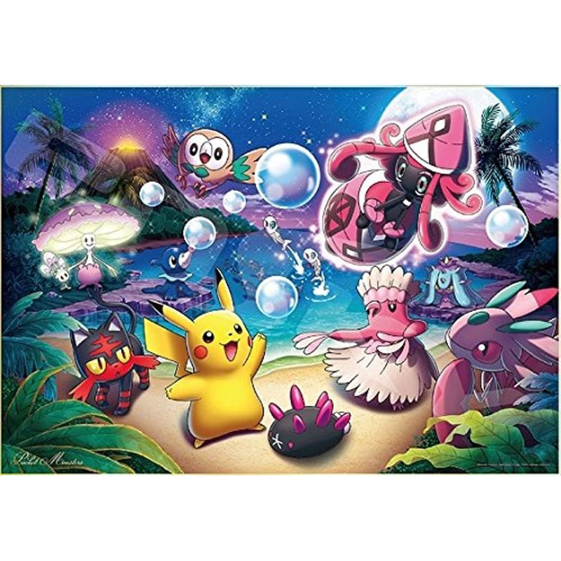 Ensky Jigsaw Puzzle 1000T-107 Pokemon Akala Moonlight (1000 Pieces)