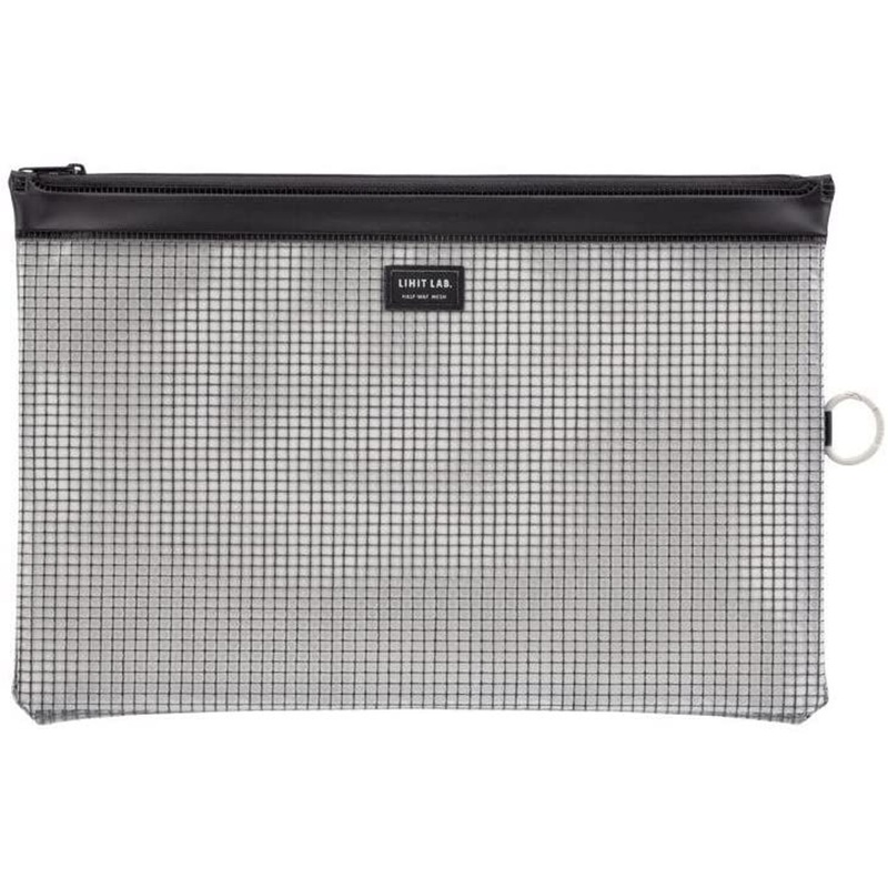 LIHIT LAB. Halfway Mesh A4 Case (Black)