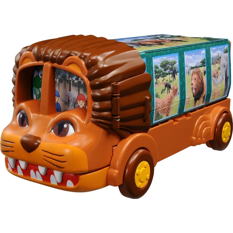 Takara Tomy Animal Adventure Expanding Lion Bus  (808947)