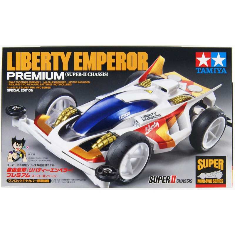Tamiya Mini 4WD 95427 Liberty Emperor Premium Super-II Chassis 1/32