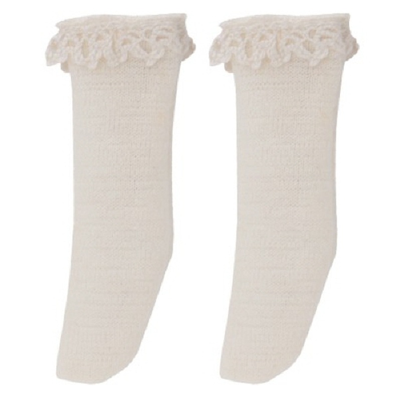 Azone PIC141-CRM 1/12 Pico D Cotton Lace Socks Cream