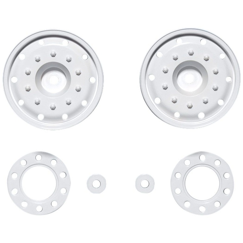 Tamiya 56543 (TROP43) RC 30mm Hex Hub Wheels 2pcs White
