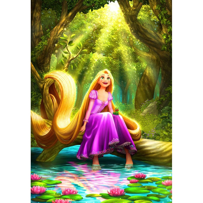 Tenyo D1000-054 Jigsaw Puzzle Disney Tangled Rapunzel (1000 Pieces)