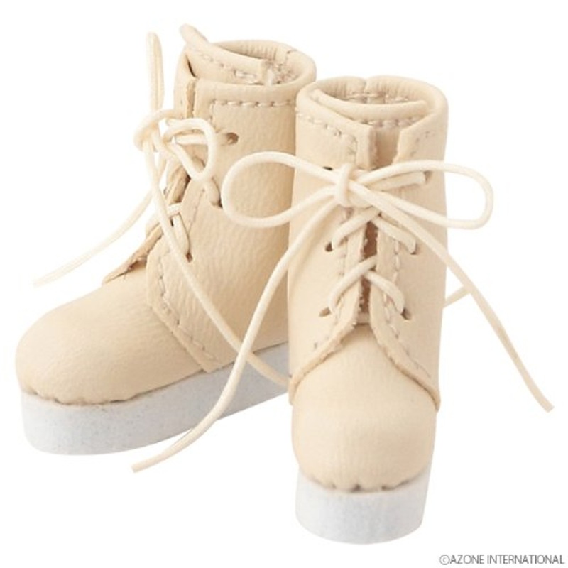 Azone AKT090-MLK Pure Neemo Pukkuri Short Boots Milk