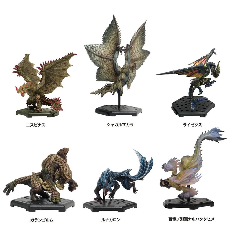 Capcom Figure Builder Standard Model Plus THE BEST -Vol.22 / 23 / 24- 6pcs Box (Monster Hunter)