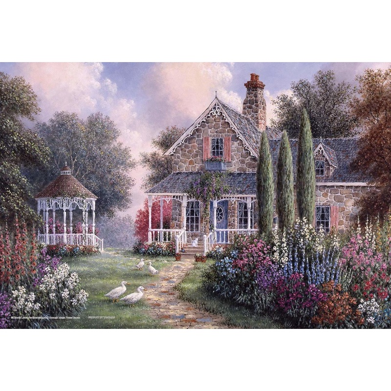 Yanoman Jigsaw Puzzle 03-888 Dennis Lewan Elmira’s Cottage (300 Pieces)